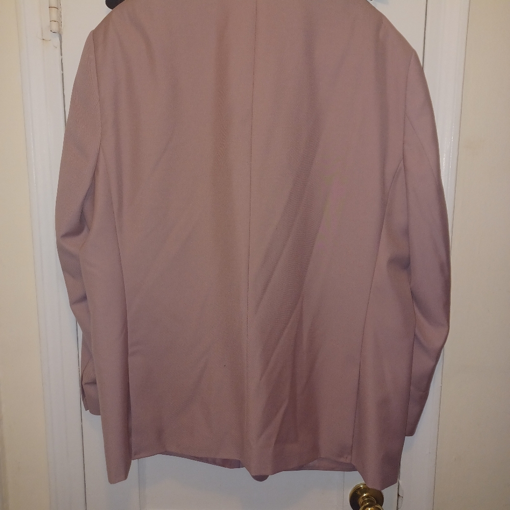 Men's Alain Dupetit Pink/Mauve Suit, Sz. 50R 44x32 Pant - Picture 3 of 9